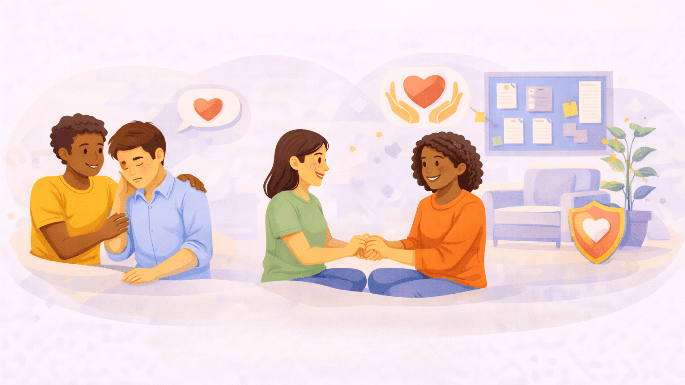 Circle of Care: Peer support and safe spaces for student wellbeing