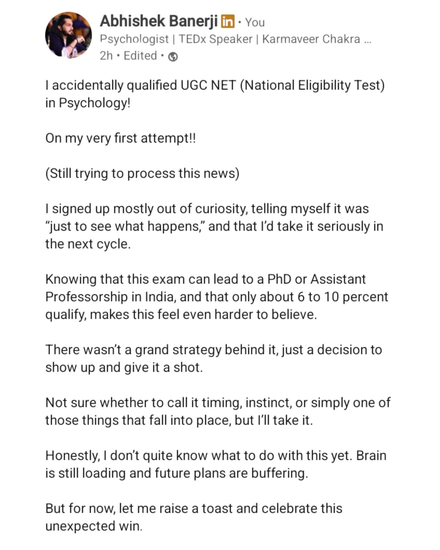 Unexpected Wins ❤️