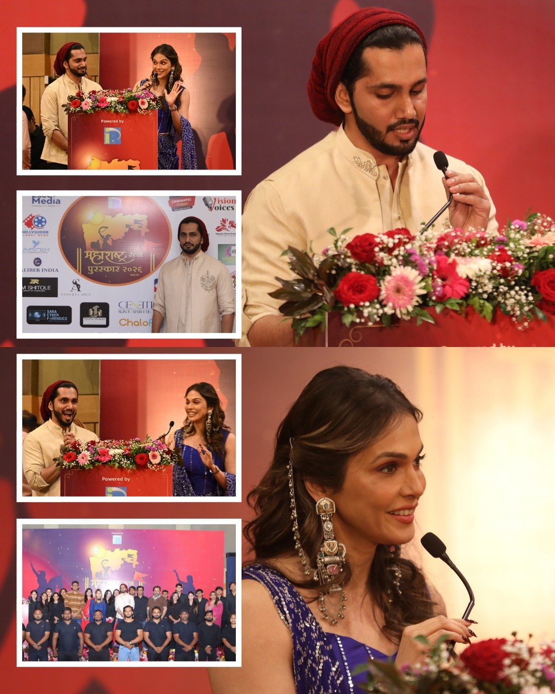 Maharashtra Ratna Puraskar – Vol. 3 celebrated inspiring individuals who have made a meaningful impact in their respective fields and continue to add to the pride of Maharashtra.

It was a pleasure sharing the stage with the graceful and radiant Isha Koppikar

The evening was made possible with the support of valued partners:

Presented by: Visionary Voices
Powered by: Rudra Innotec
Founder: Rudra Prasad Patanayak
PR & Media Partners: Red Ant and Excel Media
Magazine Partner: Cinematic Today

The event was managed by Spark Sphere and Majestic Horse, ensuring a seamless and memorable celebration.